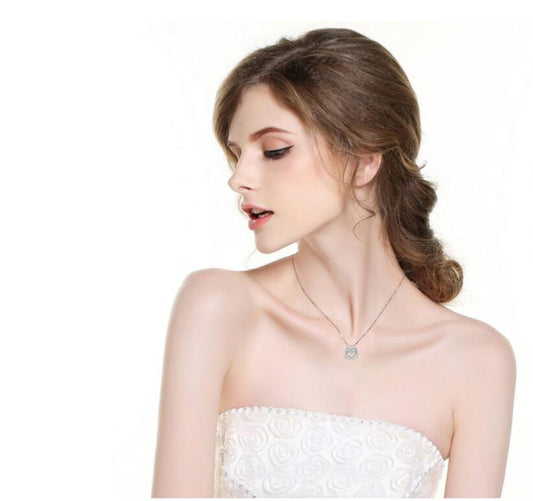 Mom Necklace Heart Circle Of Love