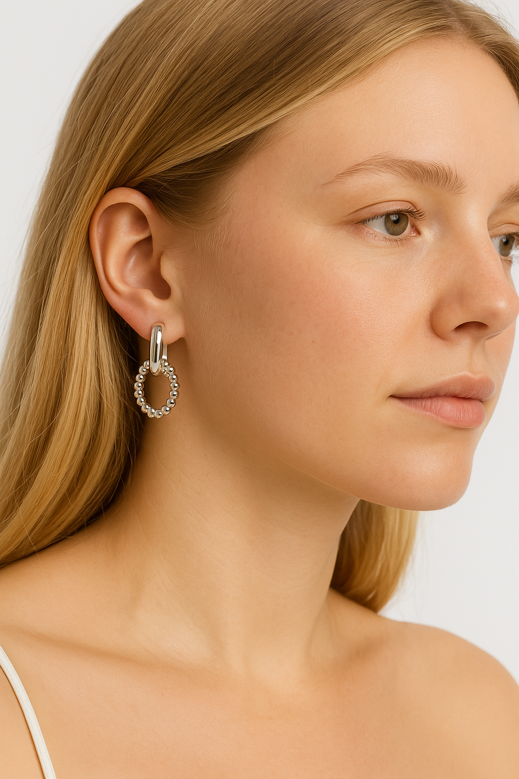 Elegant Link Drop Earrings