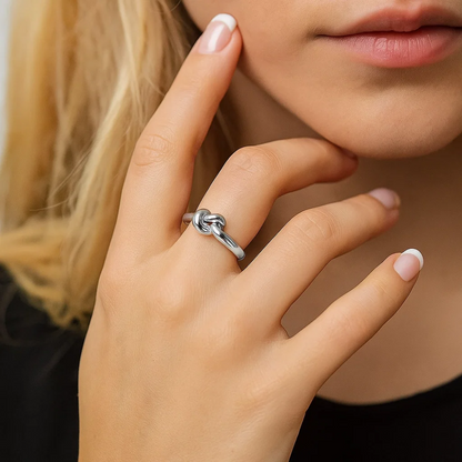 Love Knot Ring Commitment Ring