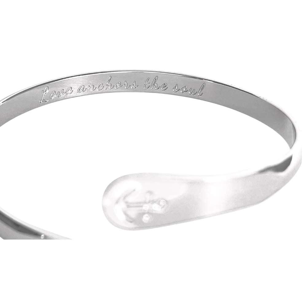 Anchor Bracelet Engraved Bracelets Love Anchors the Soul Anchor Bracelet