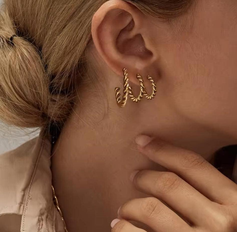 Rope Hoop Earrings – Perfect for Any Occasion