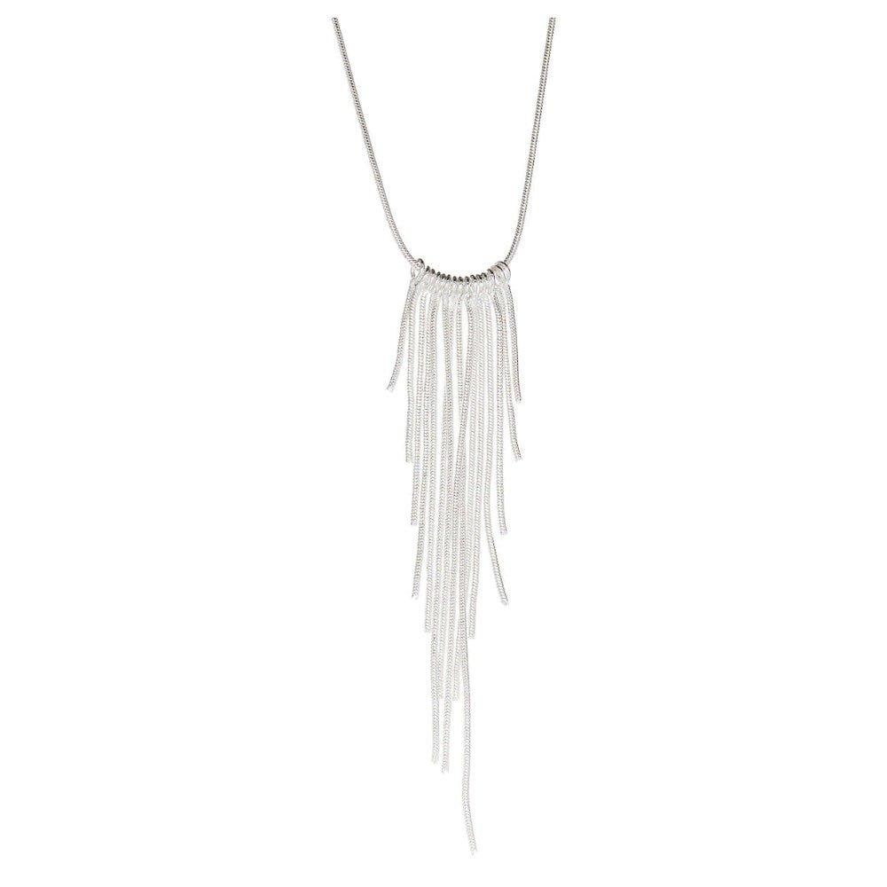 Long Fringe Necklace Default Title
