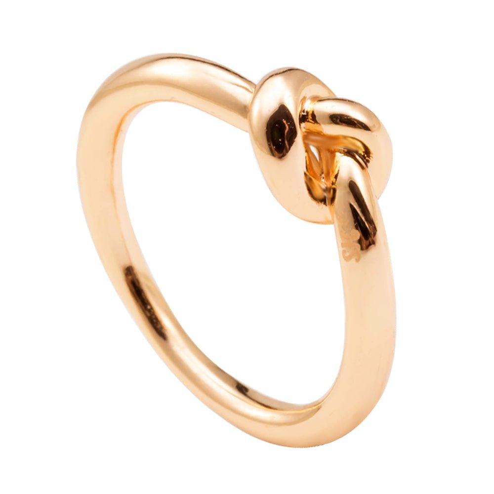 Love Knot Ring Commitment Ring Gold