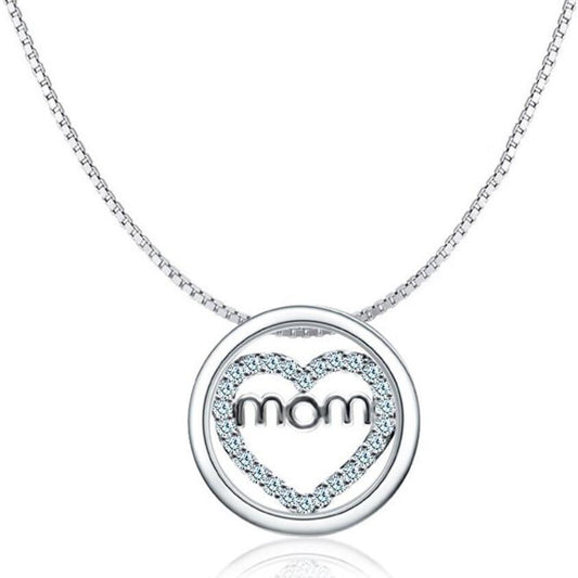 Mom Necklace Heart Circle Of Love Default Title
