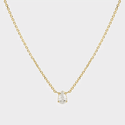 Gold-tone cable chain necklace with small round cubic zirconia star pendant