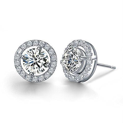 Hope Stud Earrings Earrings- Cubic Zirconia Stud Earrings