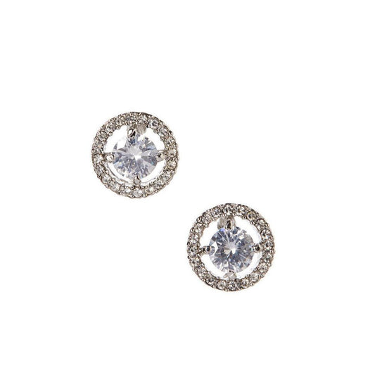 Hope Stud Earrings Earrings- Cubic Zirconia Stud Earrings