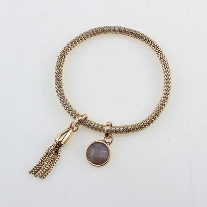 Tassel Charm Bracelet